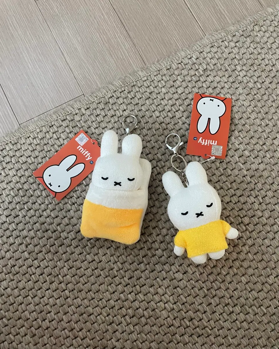 [새상품] 이불 덮은 미피 인형 키링