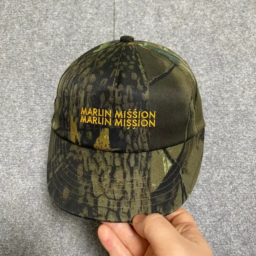 Marlin Mission 말린 미션 나뭇잎 헌팅풀 카모 캡