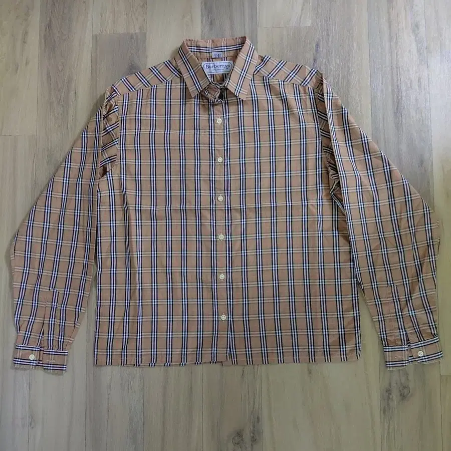 8~90s Burberry 빈티지 노바 체크 셔츠