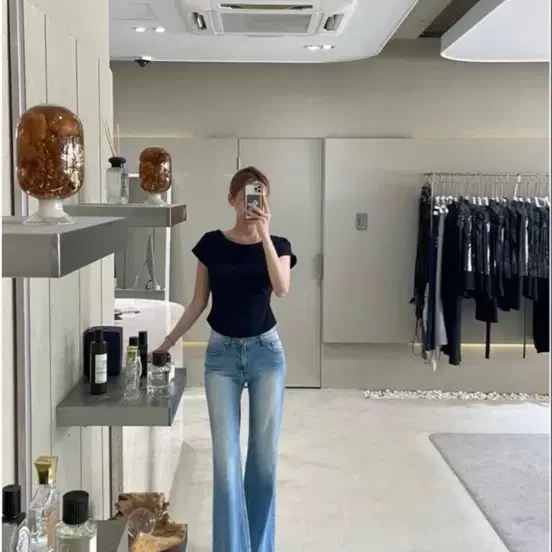 먼데이 쇼핑몰 코디세트 부츠컷팬츠