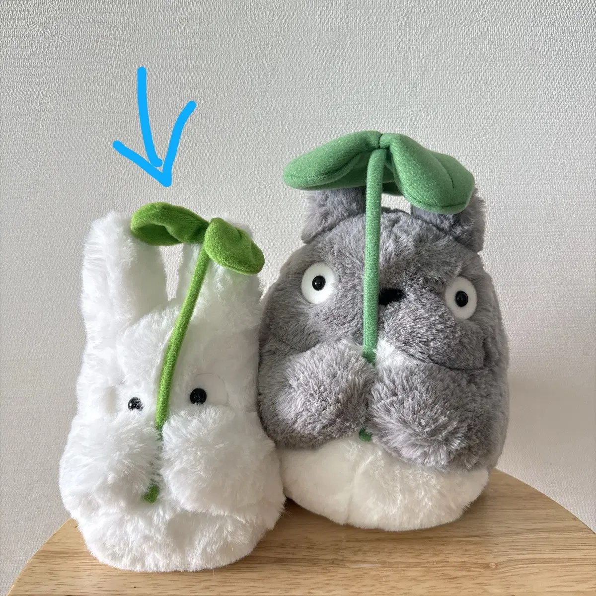 지브리 토토로 나카요시 나뭇잎 소토토로 인형