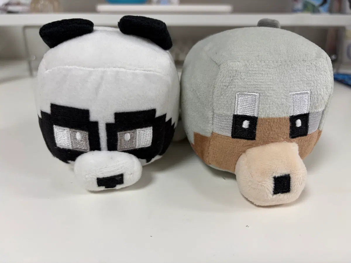 마인크래프트 인형 누이 판다 늑대 개