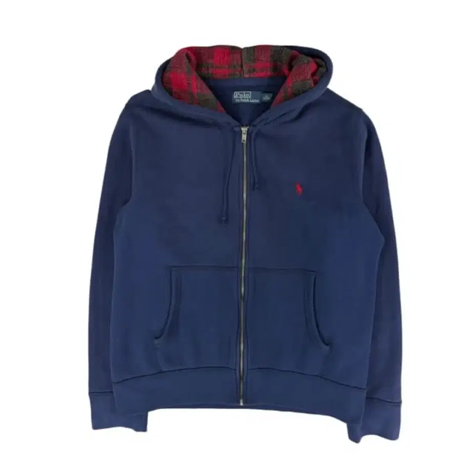Polo Ralph Lauren navy check hoodie 폴로 후드집업