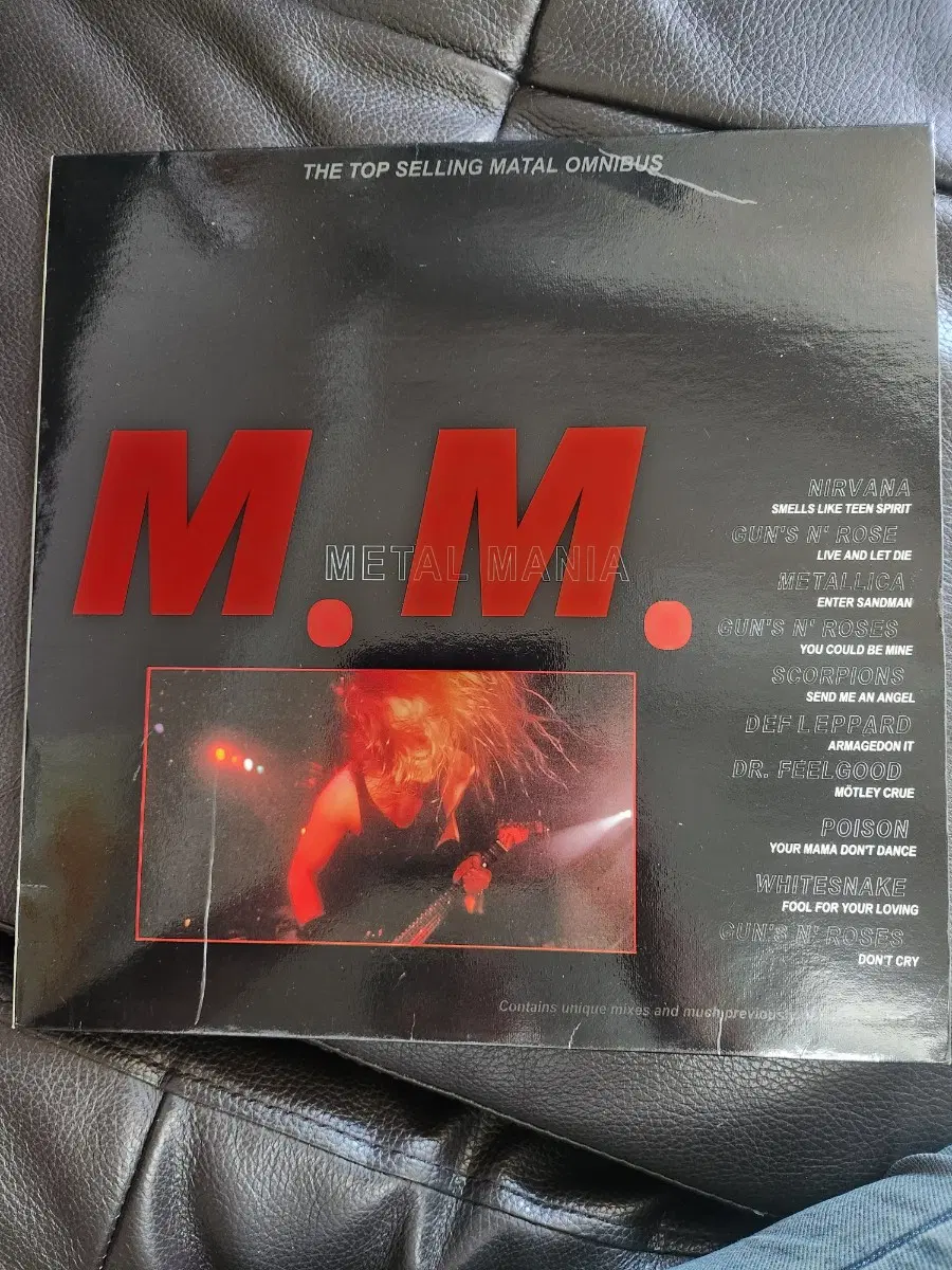 [LP] Metal Mania (메탈 매니아) - 너바나/메탈리카/건즈앤로지스 옴니버스 LP