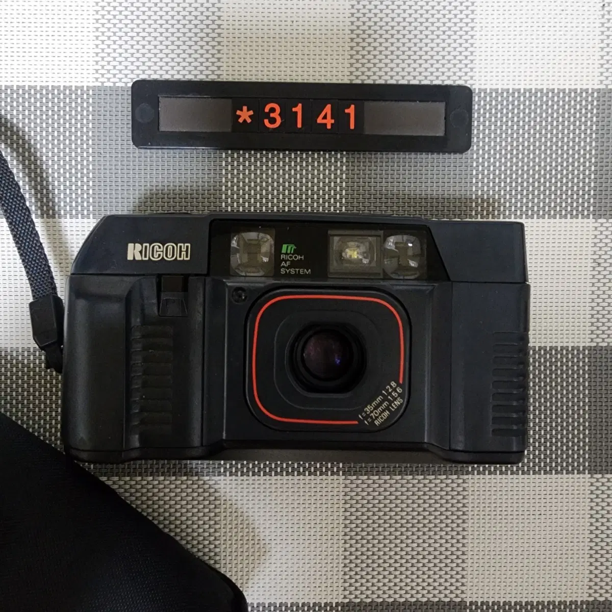 리코 TF-500 D 오토매틱 필름카메라 파우치포함