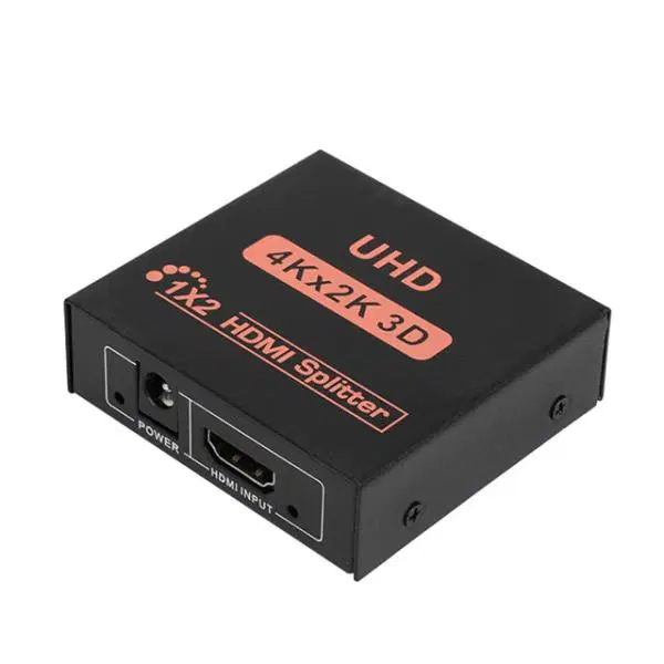 1입력 2출력 4K HDMI 모니터 분배기 LED표시