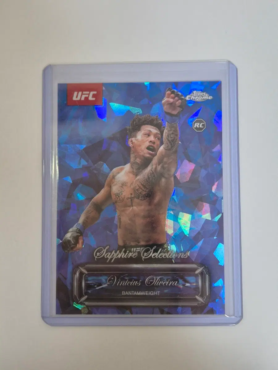 UFC topps 비니시우스 올리베이라 루키 사파이어 셀렉션 카드