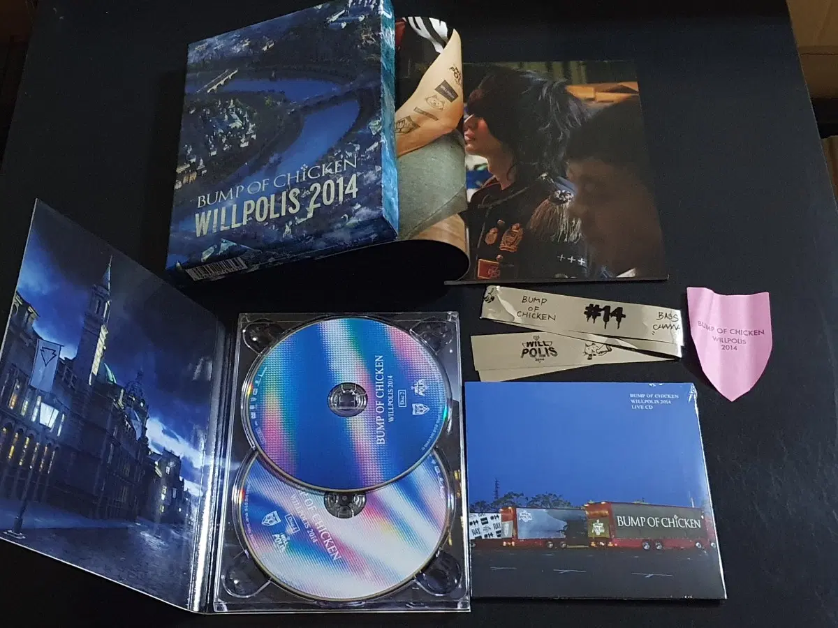범프오브치킨 라이브 투어 영상 WILLPOLIS 2014 (2DVD+CD) 한정반