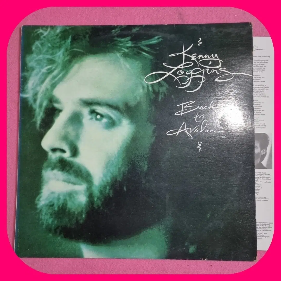 케니 로긴스 Back to Avalon LP.NM/NM