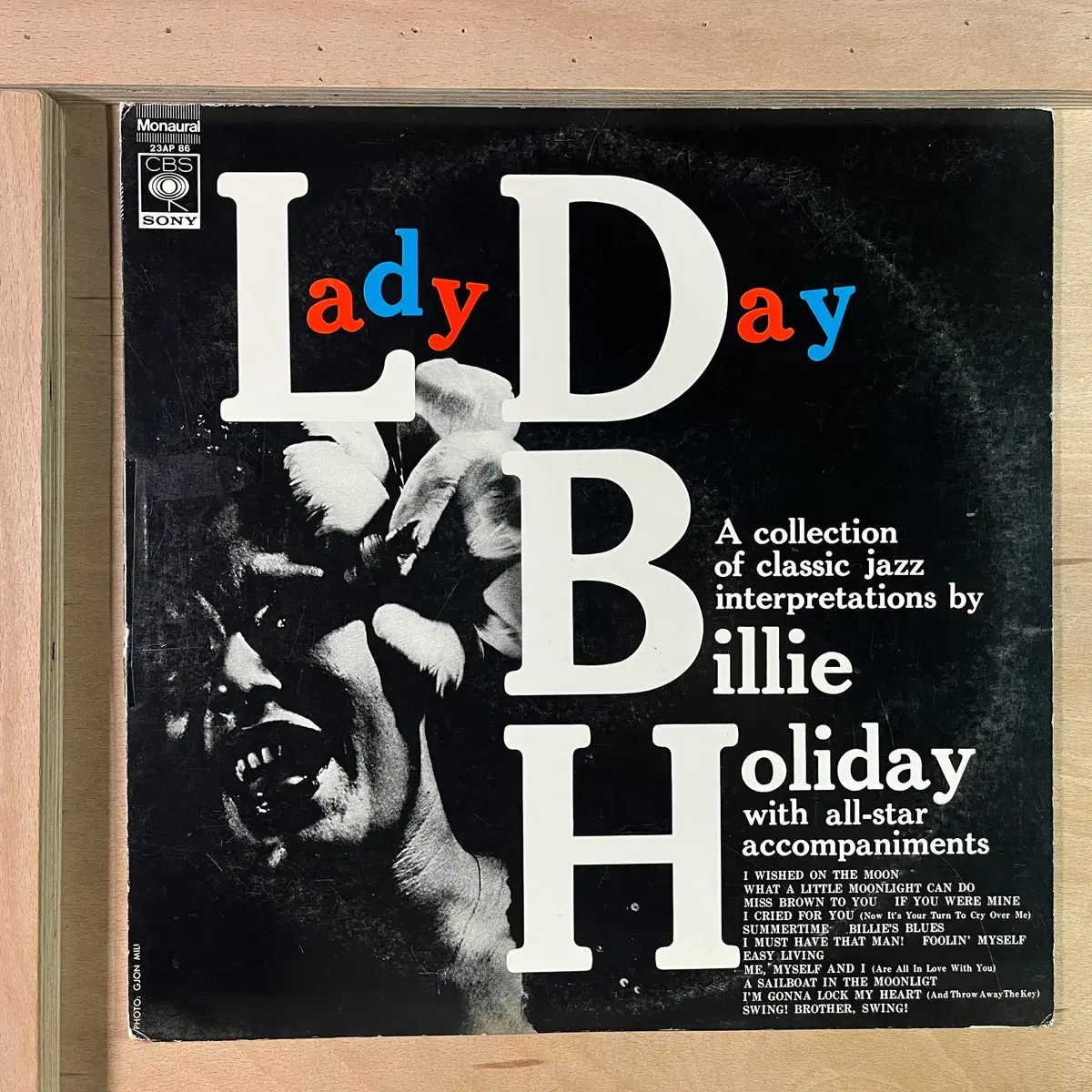 Billie Holiday Lady Day 일본 1976년 LP