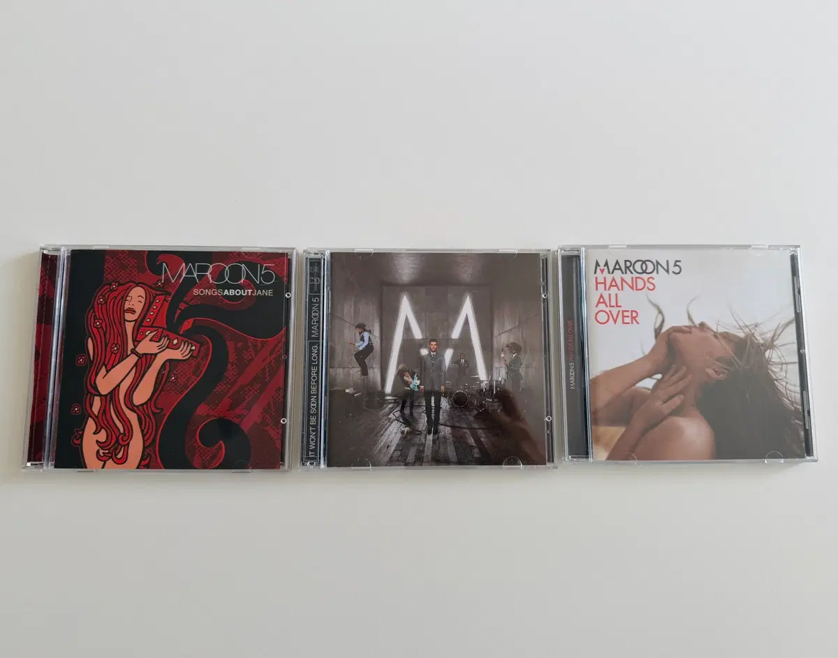 마룬5(Maroon 5) 정규 1~3집 CD 일괄 판매 (2집은 CD+DVD 디럭스에디션)