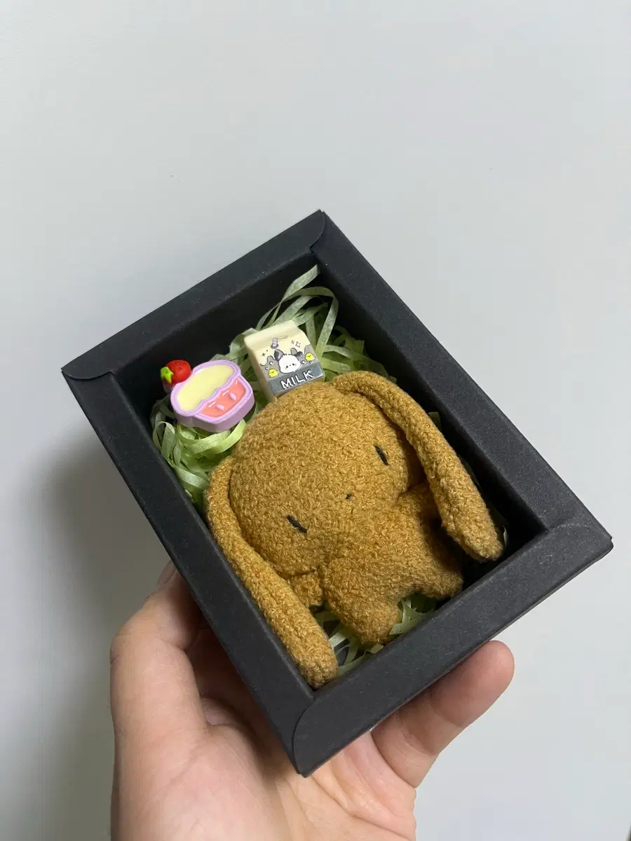 일본작가님 핸드메이드 롭이어 토끼 인형