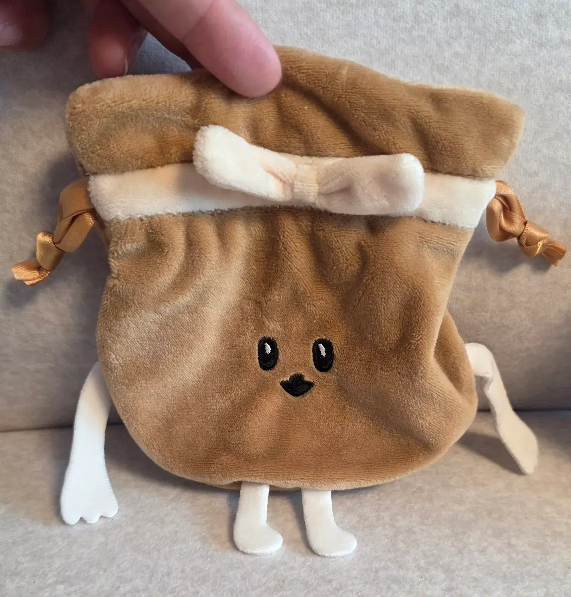 새상품) 나가노 담곰이 농담곰 유부주머니 파우치 두더지 유부
