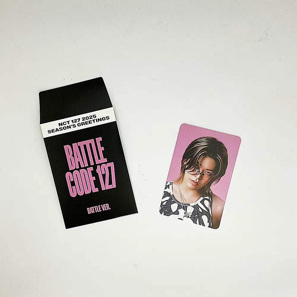 엔시티127 유타 2025 시즌그리팅 포토카드 트레이딩카드 A 1 NCT127 YUTA 2025 SEASON'S GREETINGS PHOTOCARD A 1