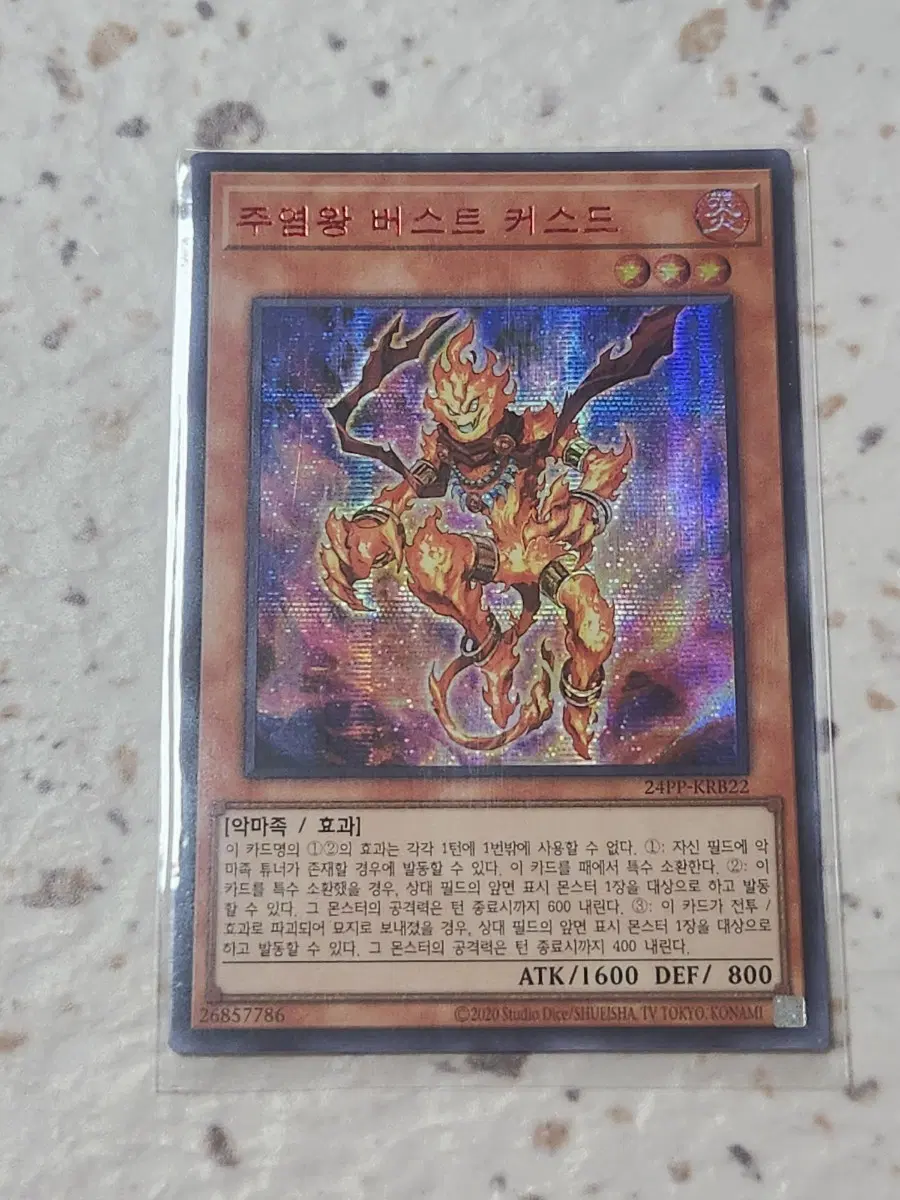 주염왕 버스트 커스드 레드시크 24PP-KRB22
