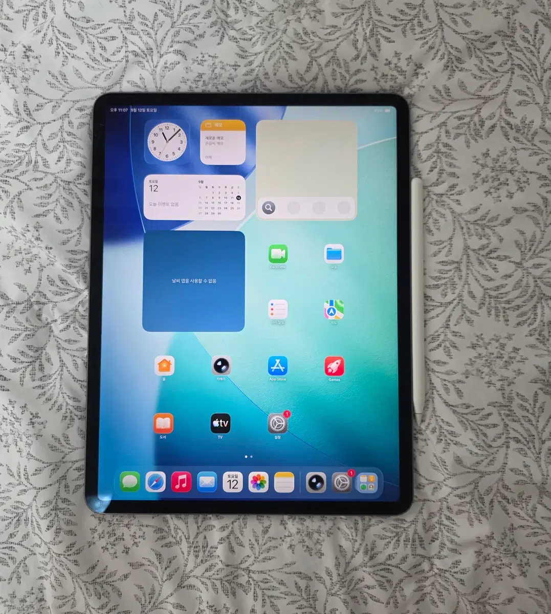 iPad Pro4세대(12.9)+애플펜슬(짭아님)