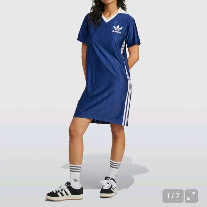 아디다스 트레이닝복 원피스 다크블루