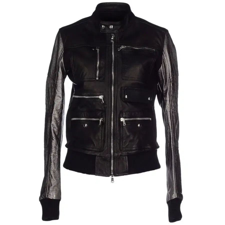 diesel black gold 바이커 바시티 leather jacket
