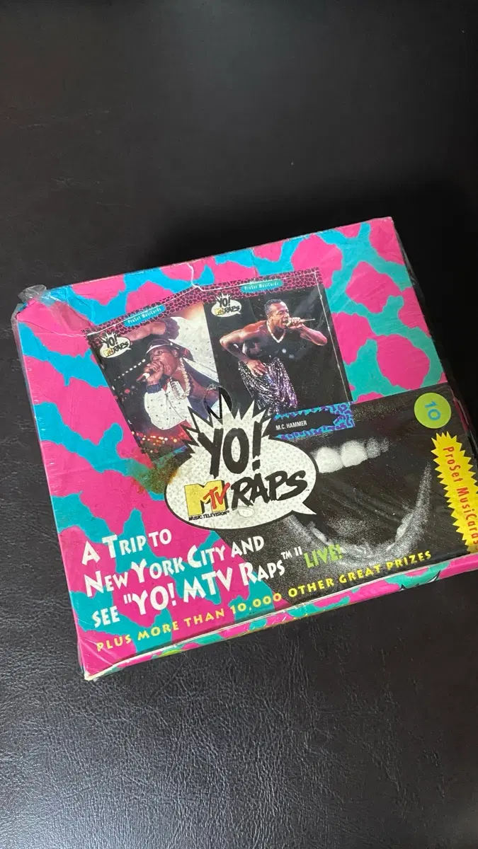 Yo! MTV Raps ProSet MusicCards 1991 미개봉 박스 36팩