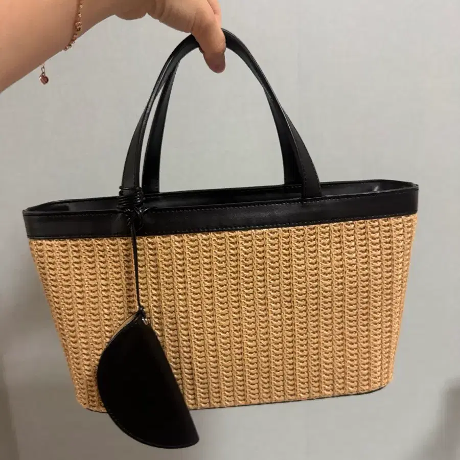앙수이 마레 토트백 내추럴브라운