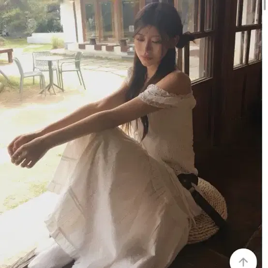 화이트 롱치마