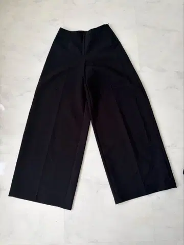 ZARA 자라 와이드 팬츠 네이비 XS 하이웨스트