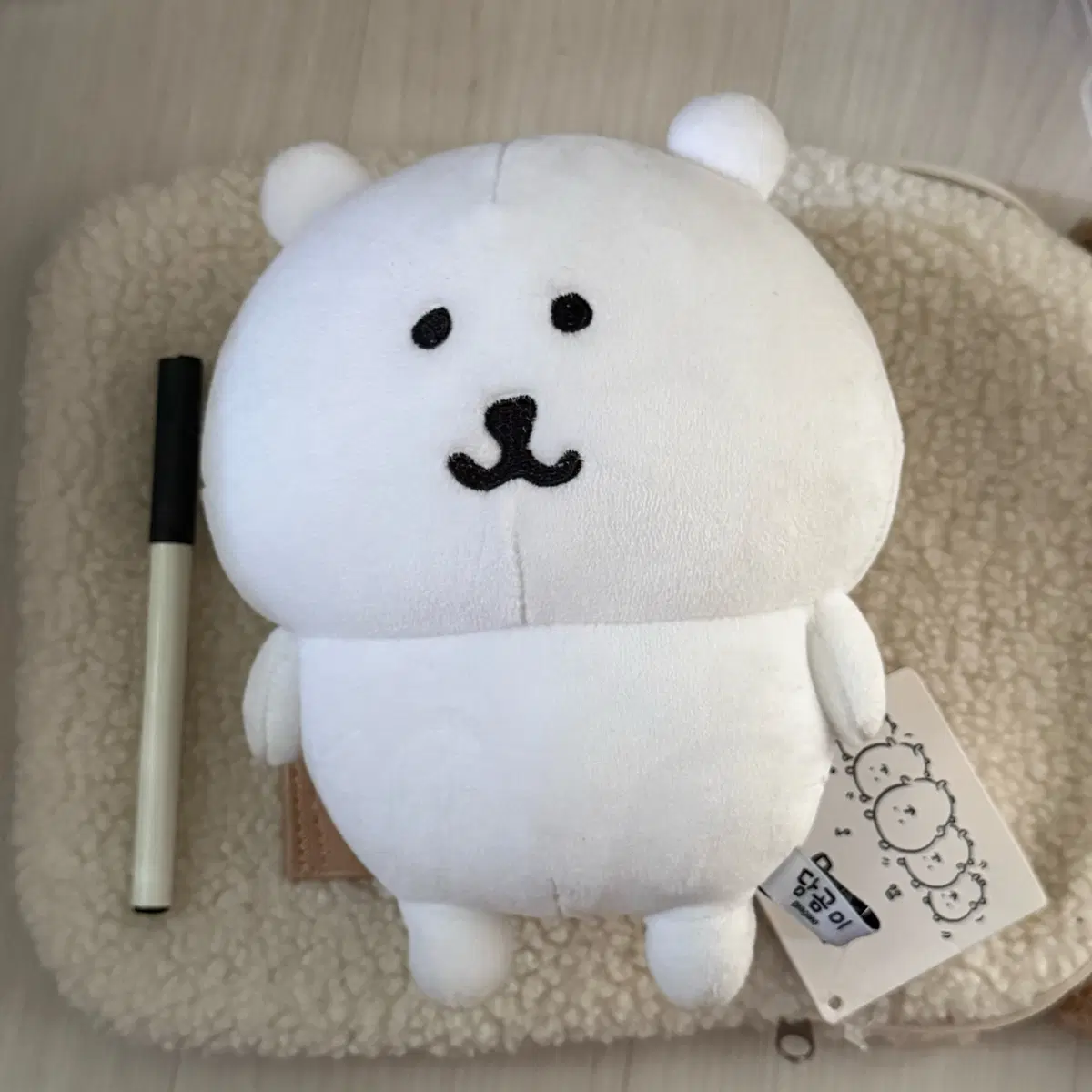 농담곰 담곰이 봉제쿠션 S