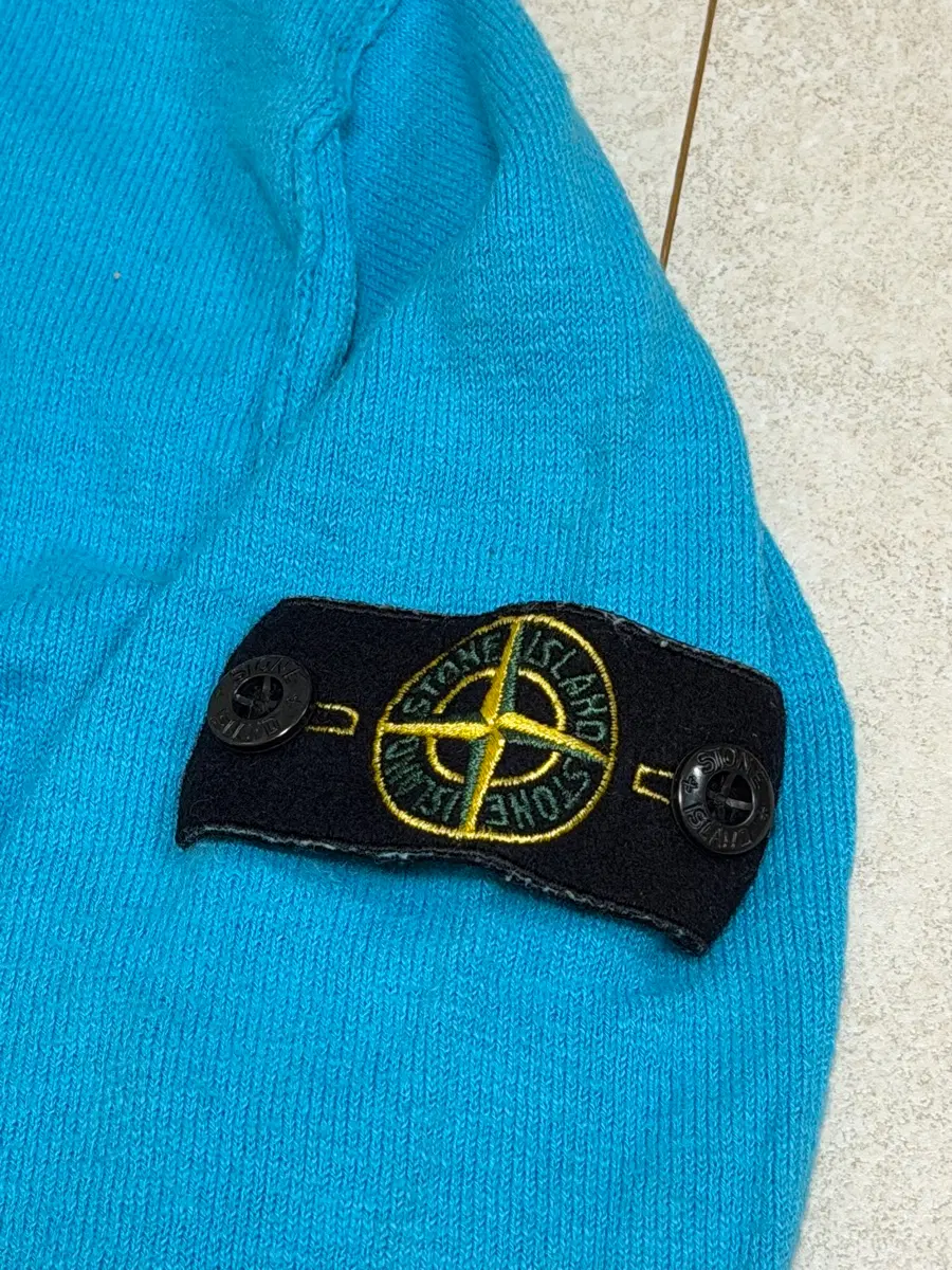 스톤아일랜드 stone island 주니어 블루 니트 가디건
