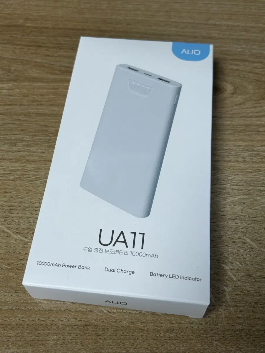 ALIO UA11 10000mAh 듀얼 충전 보조배터리
