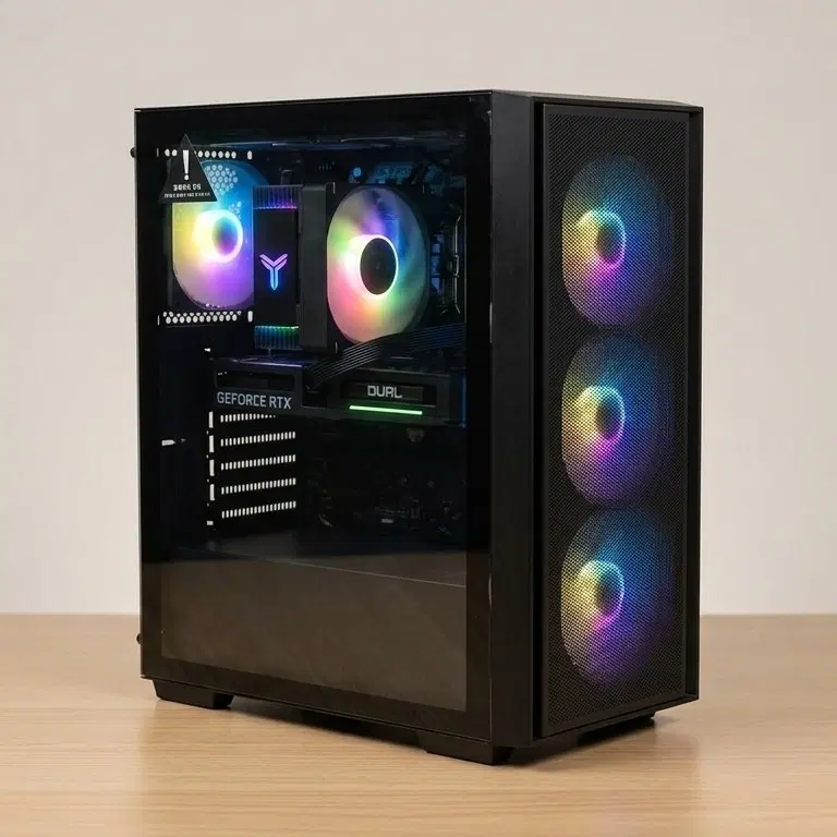 (미사용)RTX 5060Ti +14400F +SSD 1TB 고샤앙 게이밍 컴퓨터