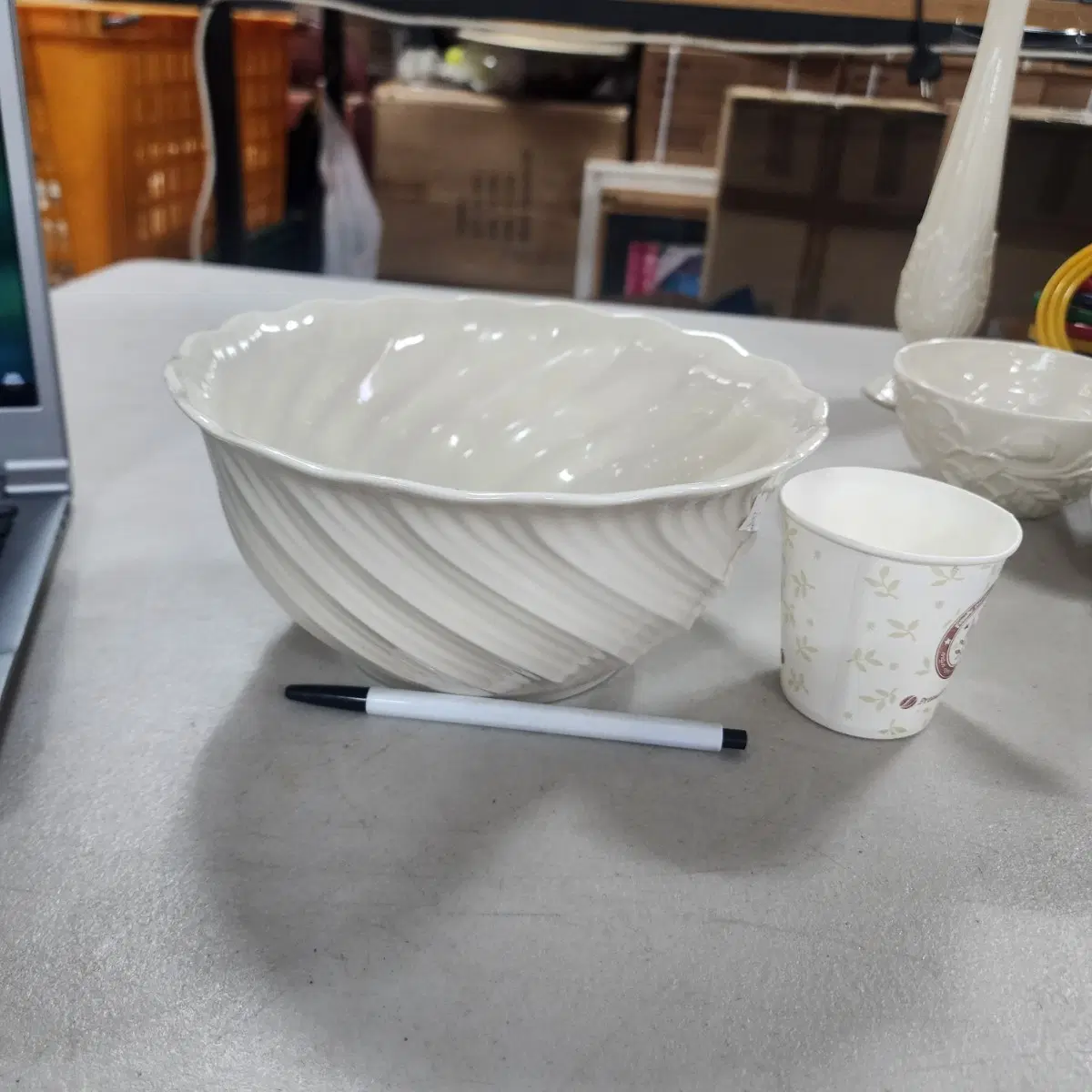 USA 레녹스 LENOX 상태좋음 지름21cm 높이9.8cm