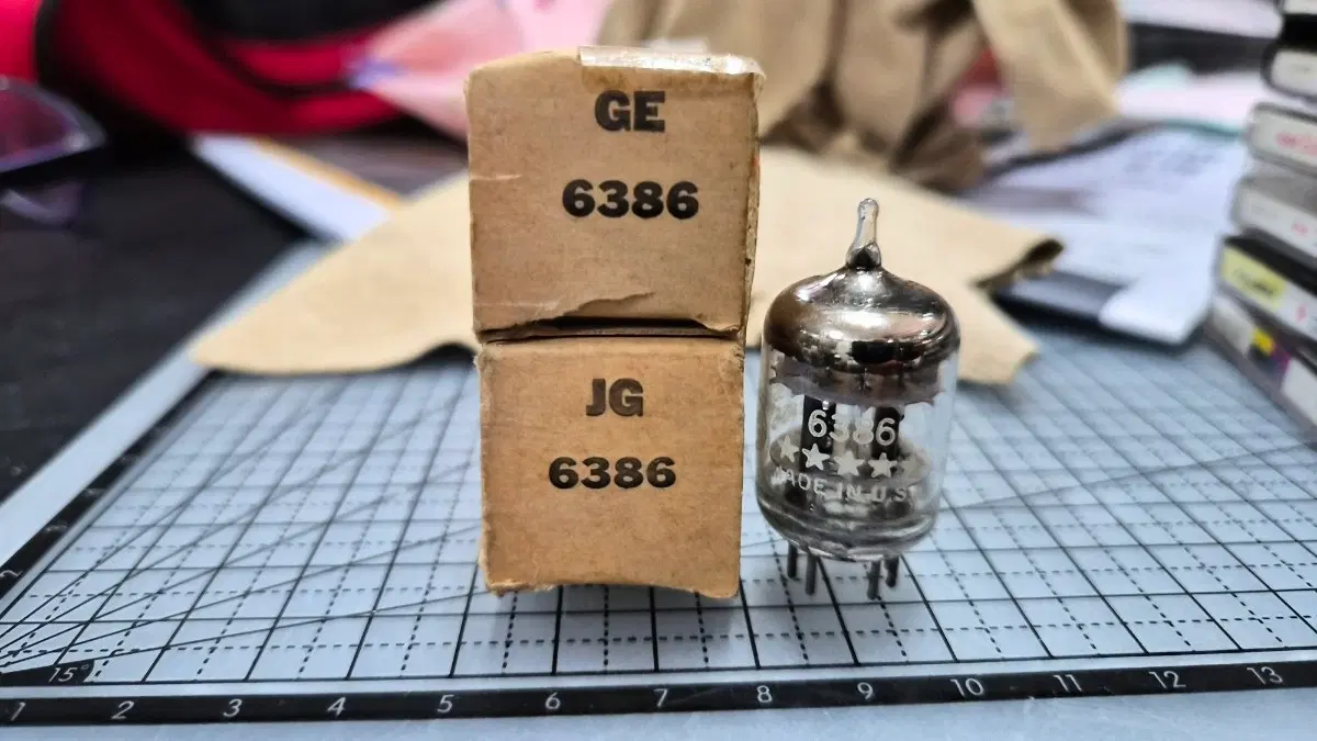 GE 6386 진공관 2개