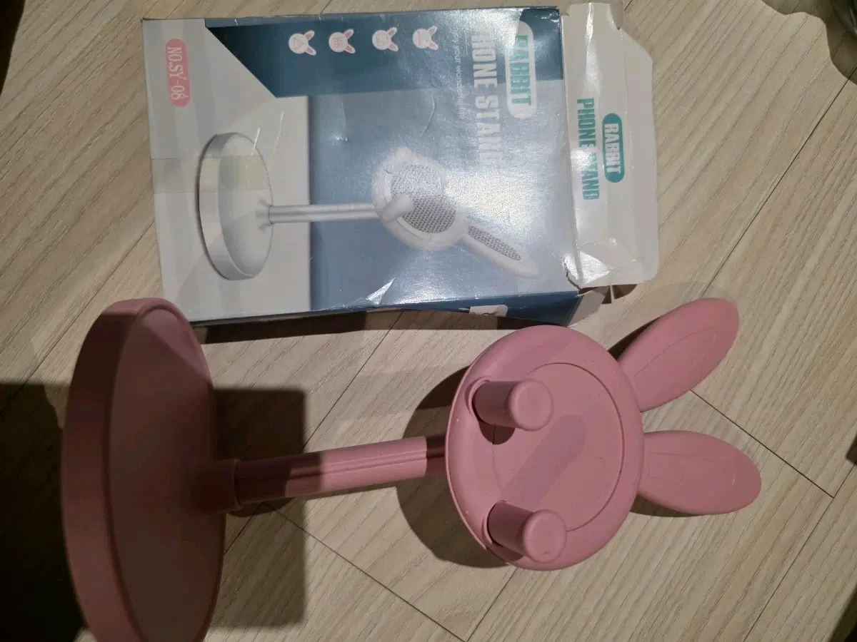 토끼 핸드폰 거치대 핑크 스마트폰거치대