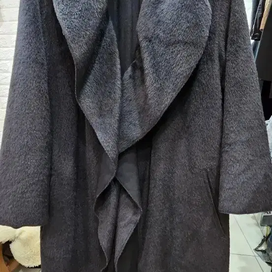 LANVIN 숄카라 하프코트 82