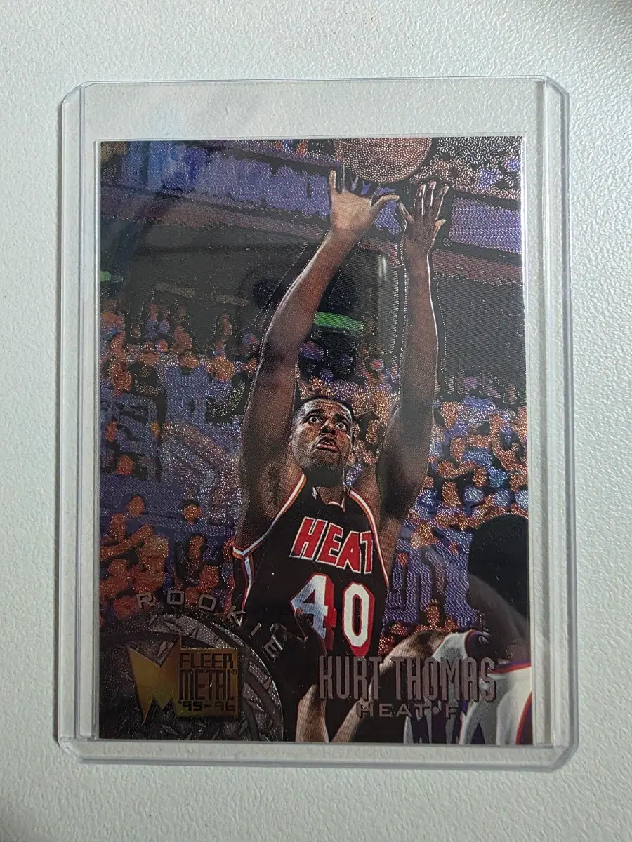 1995-96 nba 커트 토마스 RC 메탈카드 마이애미히트