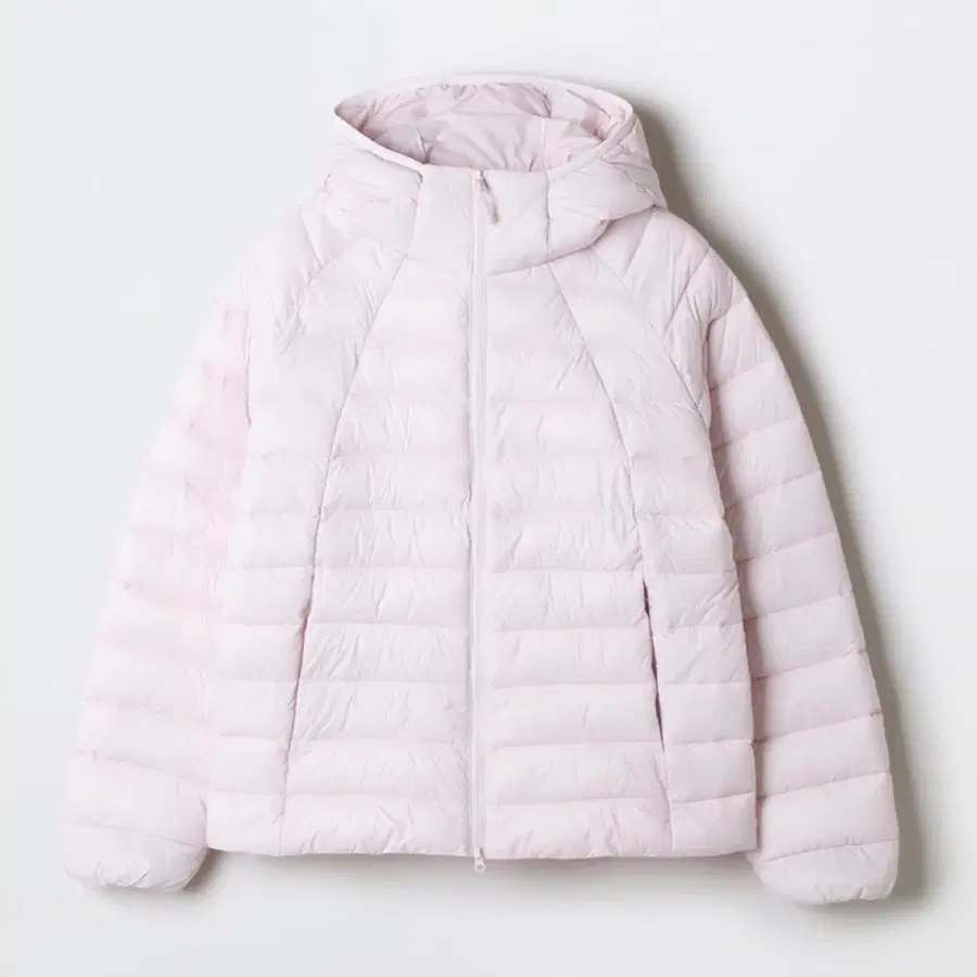 스파오 씬라이트 여성후드재킷 페일 핑크 pale pink 경량패딩 삽니다