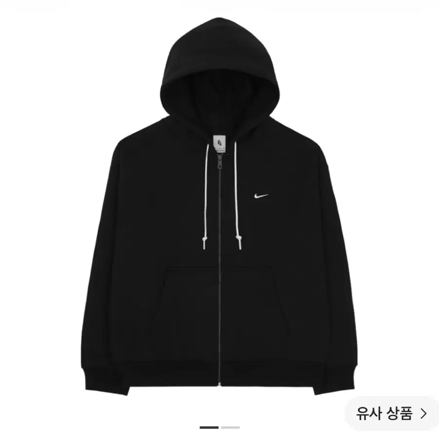나이키 NRG 솔로 스우시 풀 집업 후드 블랙