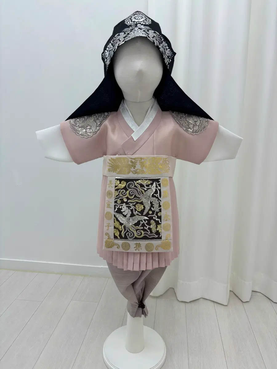 블라썸 핑크 돌한복 세트 (새상품)