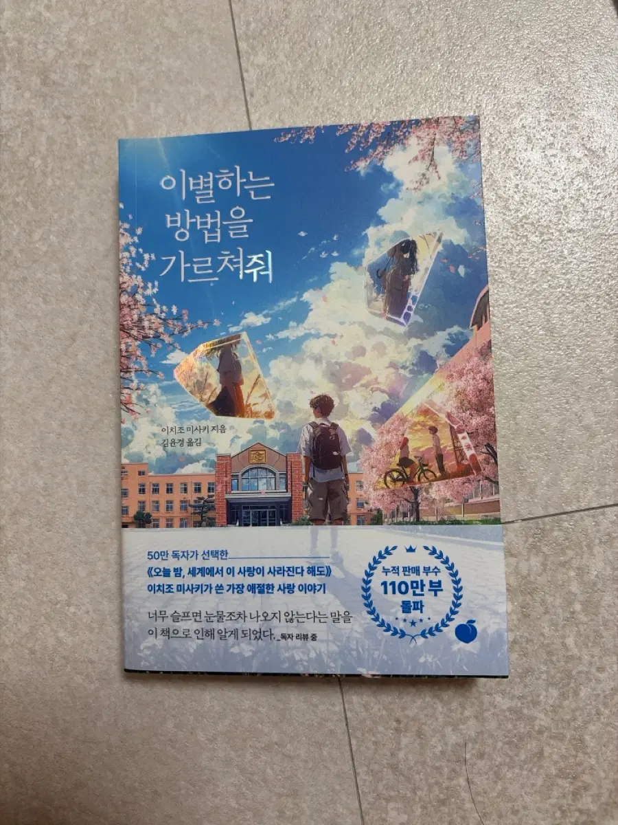 이별하는 방법을 가르쳐줘 소설책