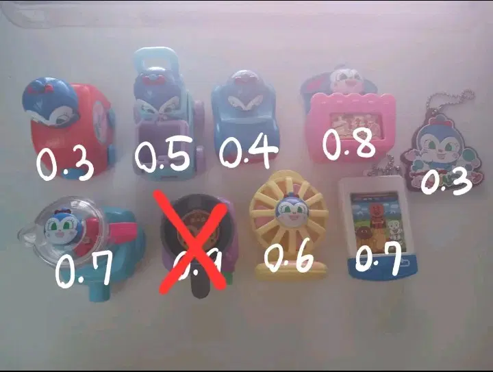 급처) 호빵맨 가챠 팔아용