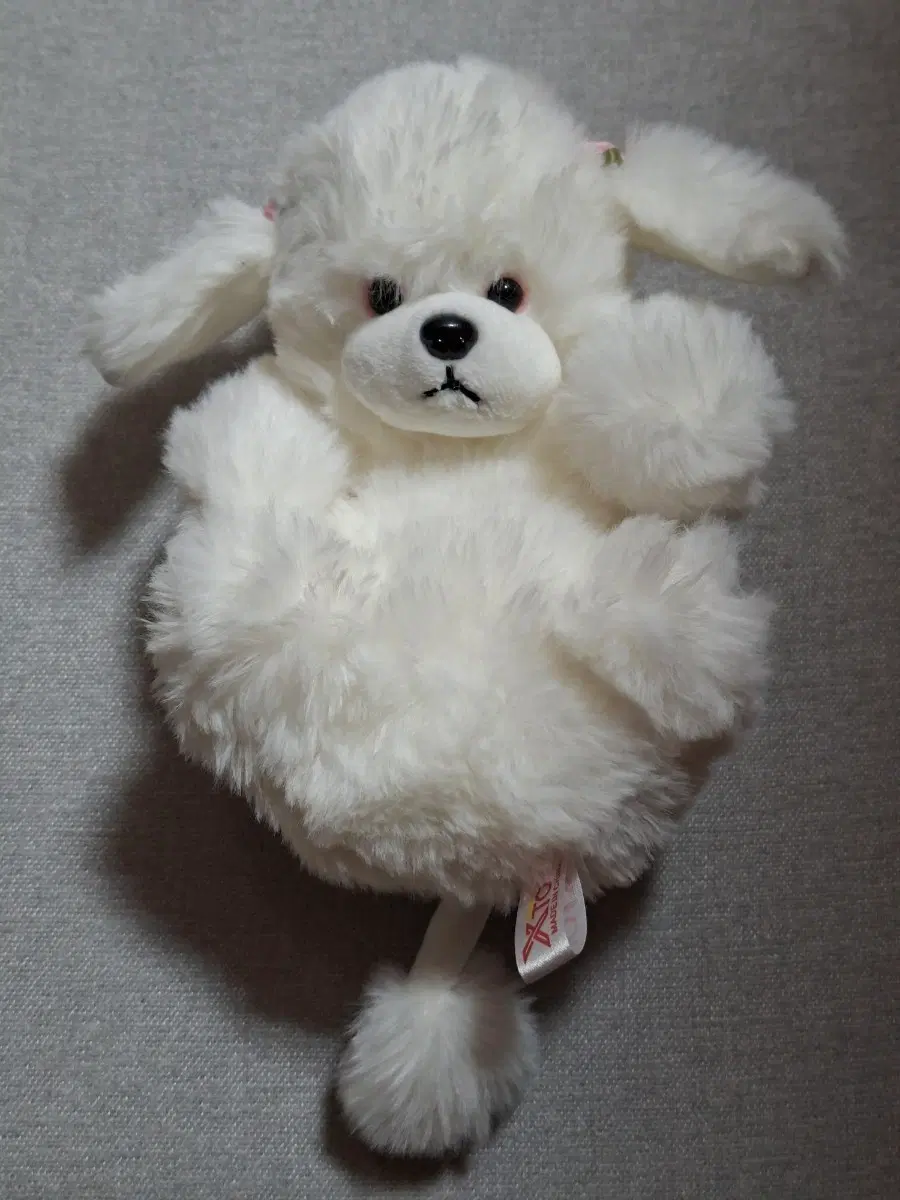 5 하얀색 푸들 강아지 인형