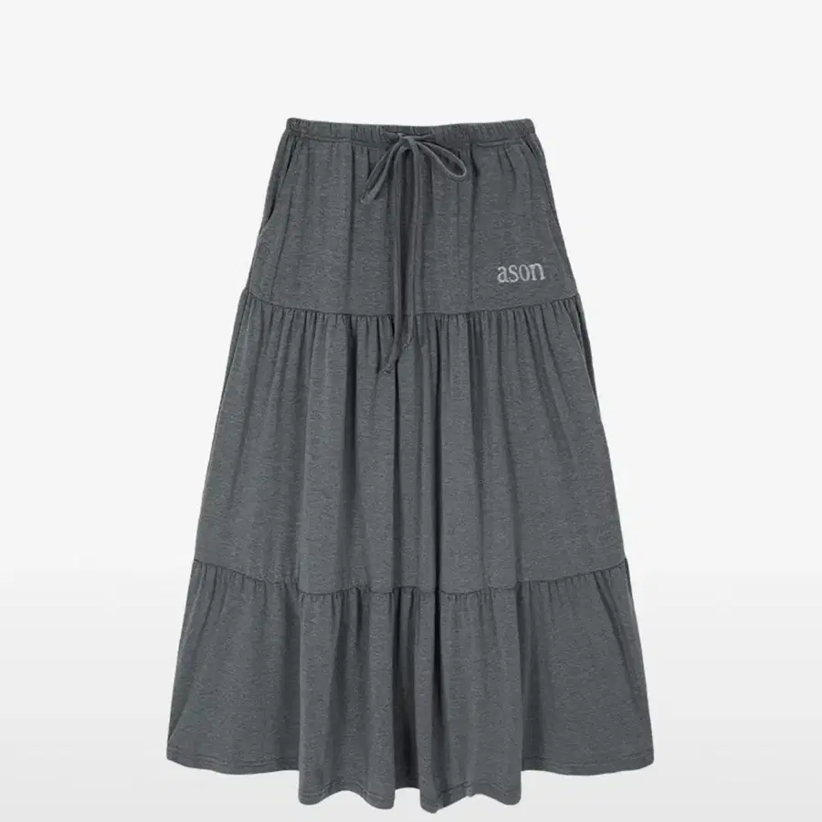 애즈온 롱스커트 AMY LONG SKIRT / GRAY