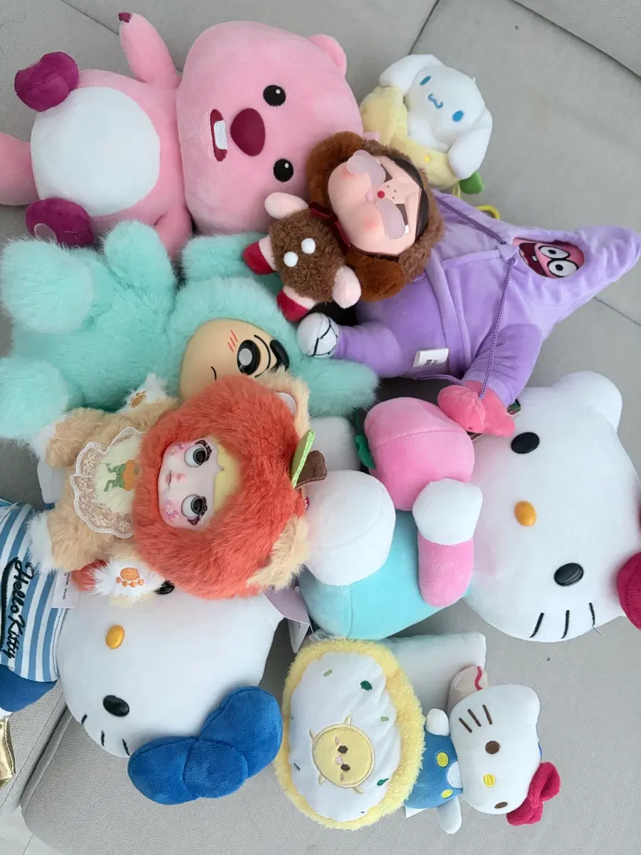 인형 세트 헬로키티 짱구 짱구는 못말려 폼폼푸린 짱구인형