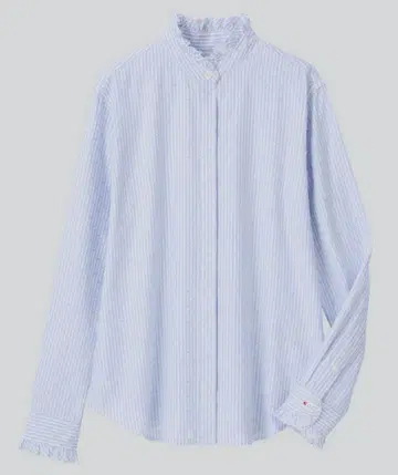 새상품 미사용 택 포함 UNIQLO 이네스 프릴 셔츠