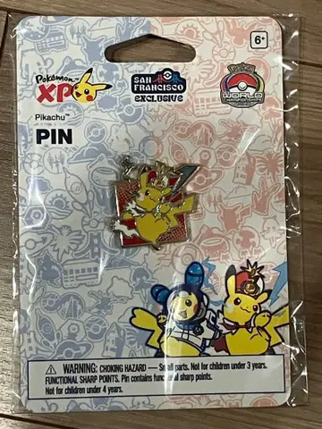 포켓몬 WCS 2026 샌프란시스코 한정판 피카츄 핀 배지