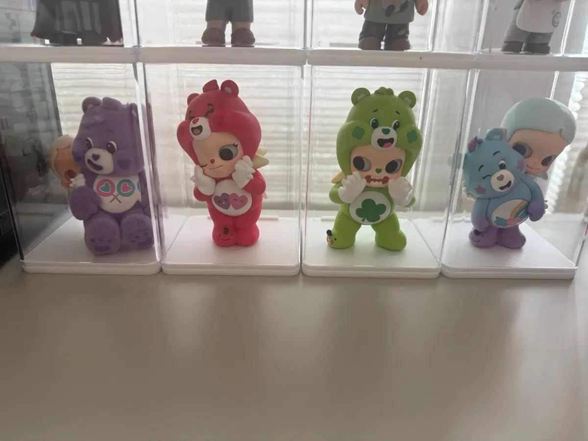 팝마트 지거 케어베어 피규어 4개일괄