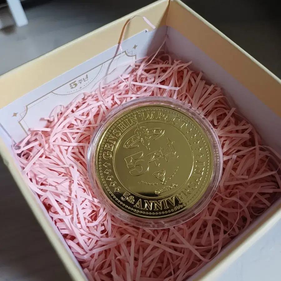 원신 5주년 기념 메달