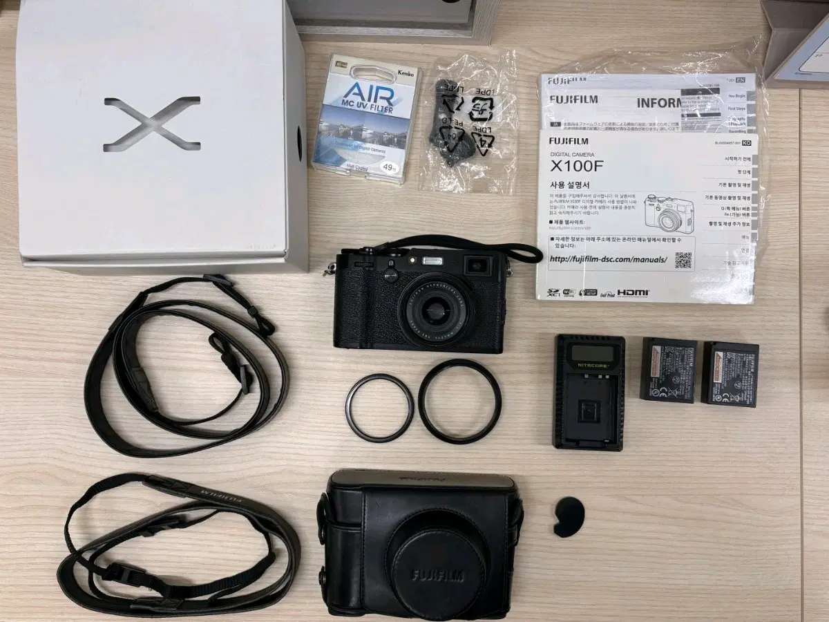 후지필름 X100F 카메라 블랙