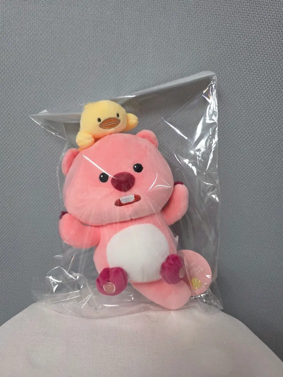 [정품/새상품] 잔망 루피 애니멀 프렌즈 오리 봉제 중형 인형 25cm
