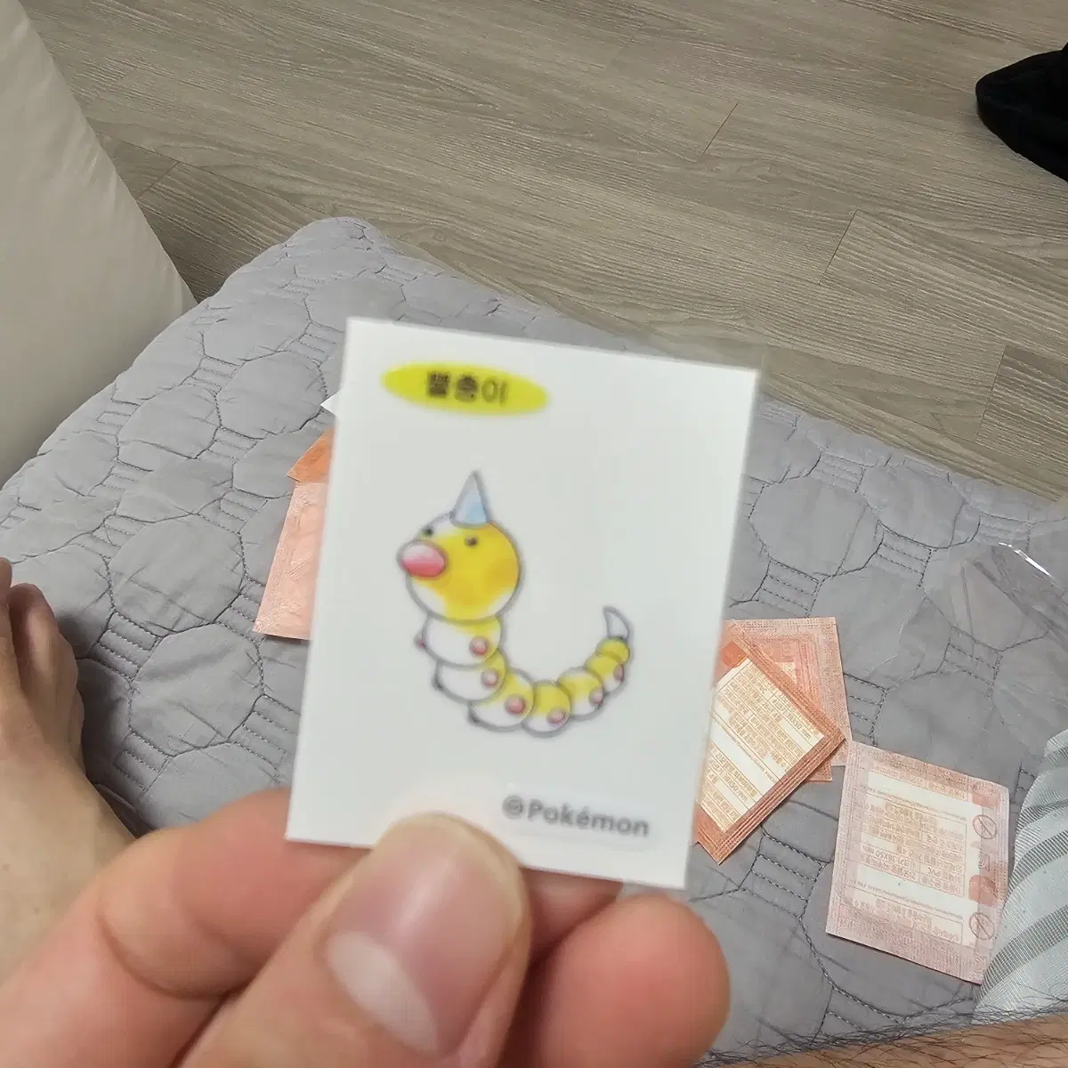 포켓몬 뿔충이 30주년 아트웍 띠부씰